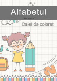 Descarca gratuit un PDF | Caiet de colorat - Alfabetul